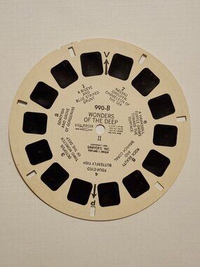Vintage View Master Wonders of the Deep View-Master Reel 990-B 1954